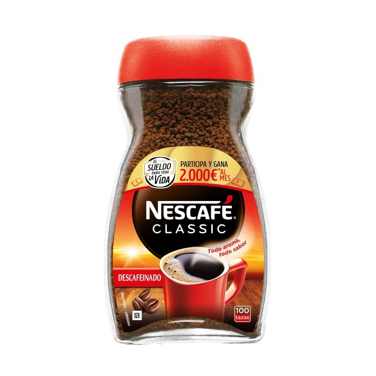 café soluble descafeinado, 200g