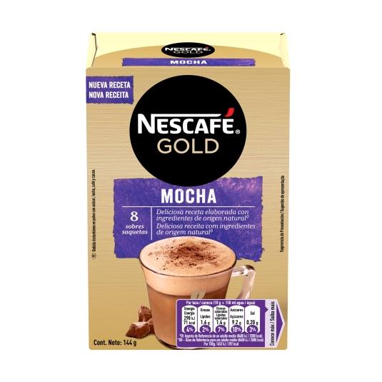 café soluble mocha, 8ud