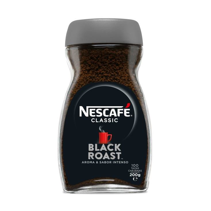 café soluble black roast, 200g