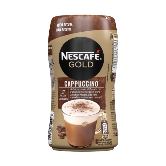 café soluble cappuccino natural bote, 250g