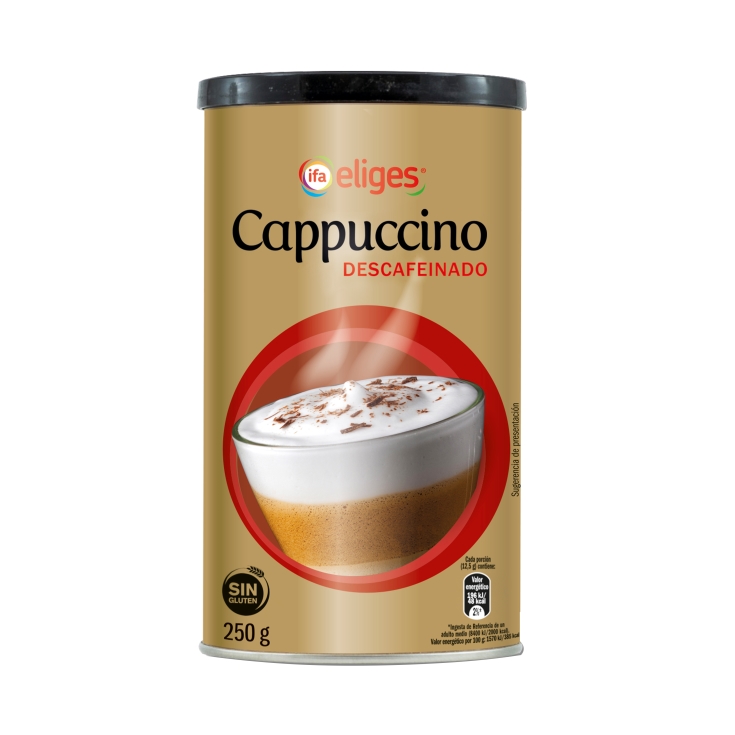 café soluble cappuccino descafeinado bot,250g
