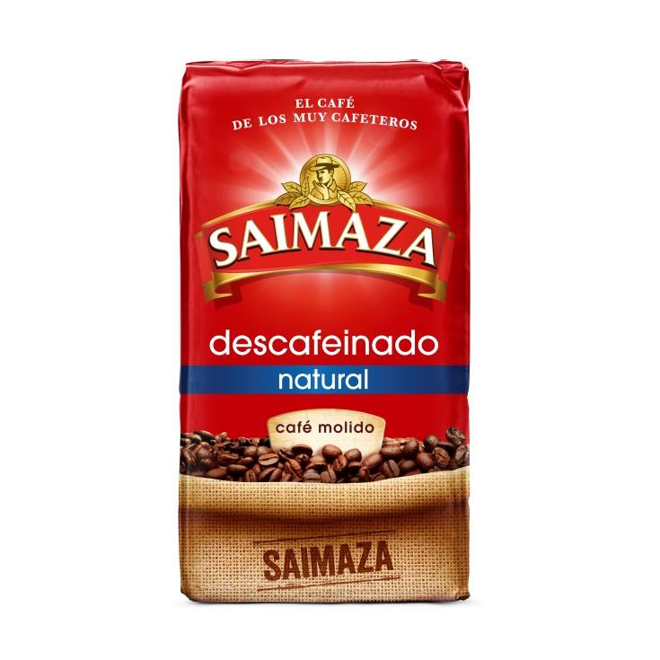 café molido natural descafeinado, 250g