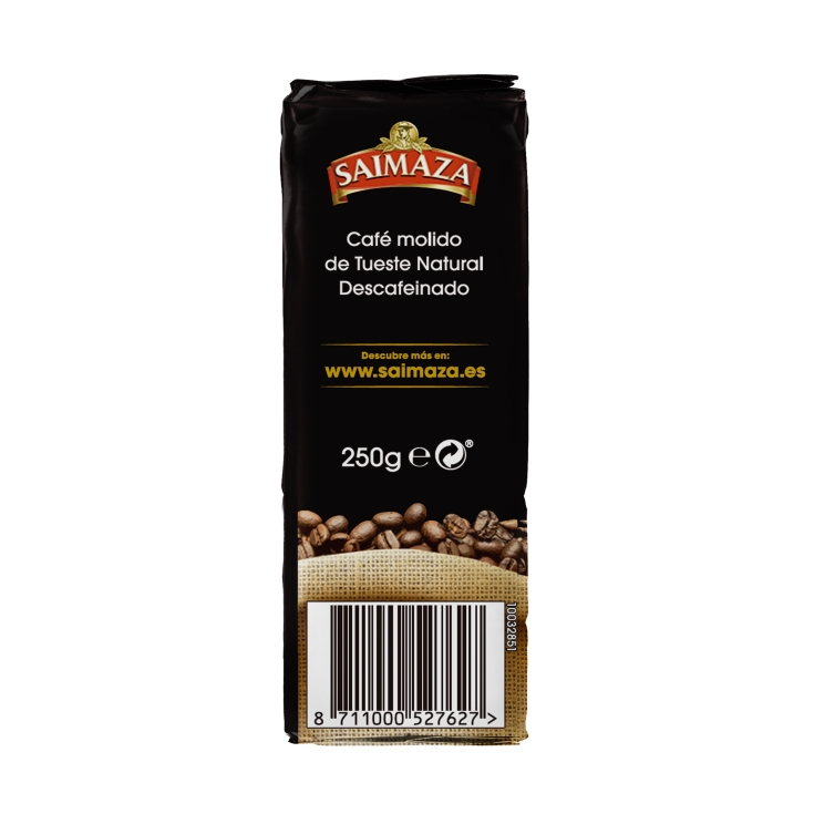 café molido descafeinado selección, 250g