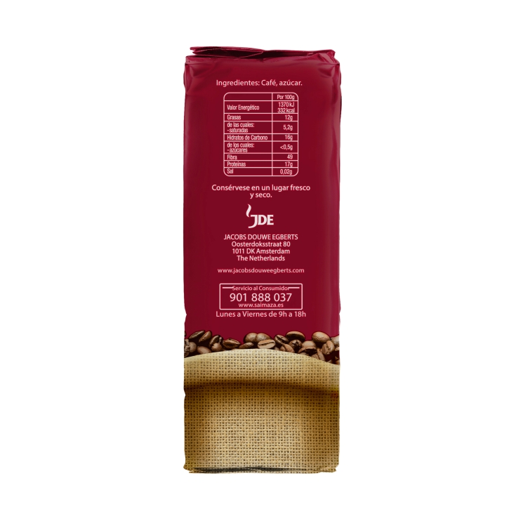 café molido mezcla descafeinado, 250g