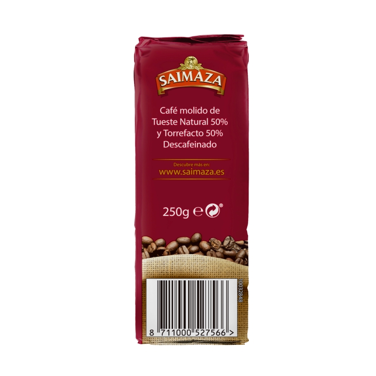 café molido mezcla descafeinado, 250g