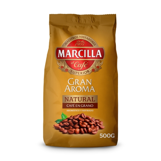 café grano natural gran aroma, 500g