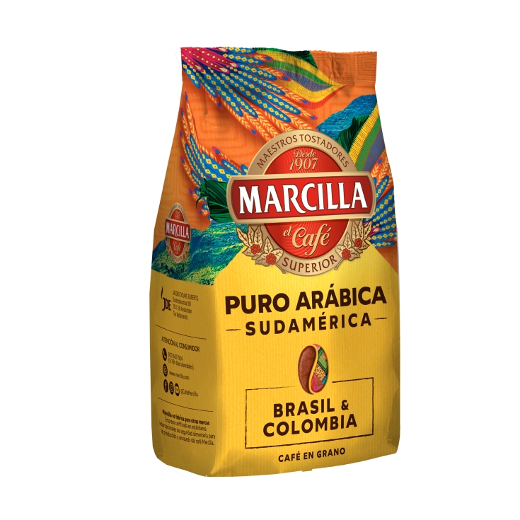 café grano puro arábica sudamérica, 400g