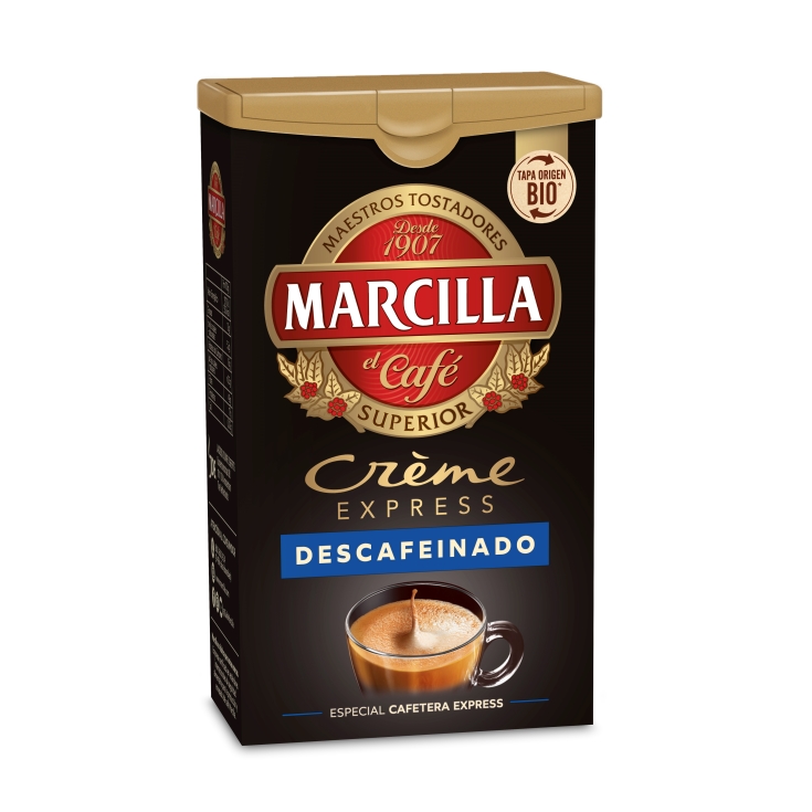 café molido descafeinado créme express, 200g
