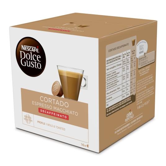 café cortado descafeinado, 16ud
