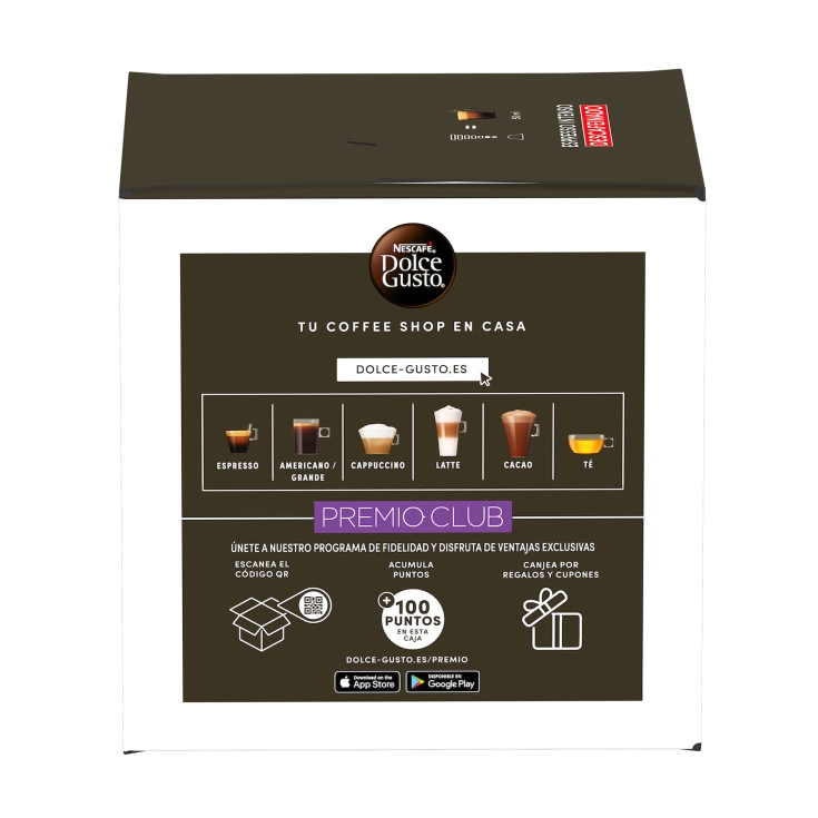 café descafeinado espresso intenso, 16ud