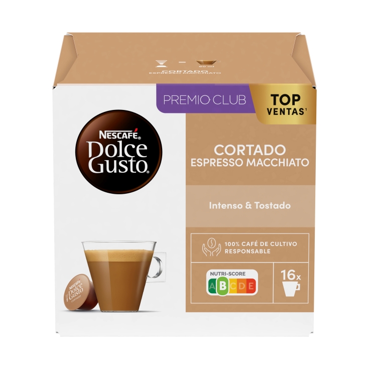 café cortado, 16ud