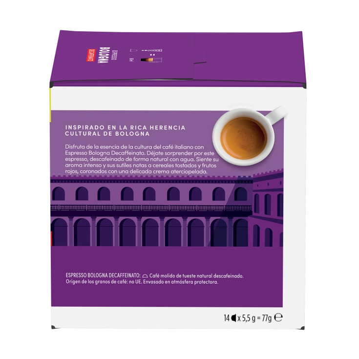 café descafeinado espresso bologna, 14ud