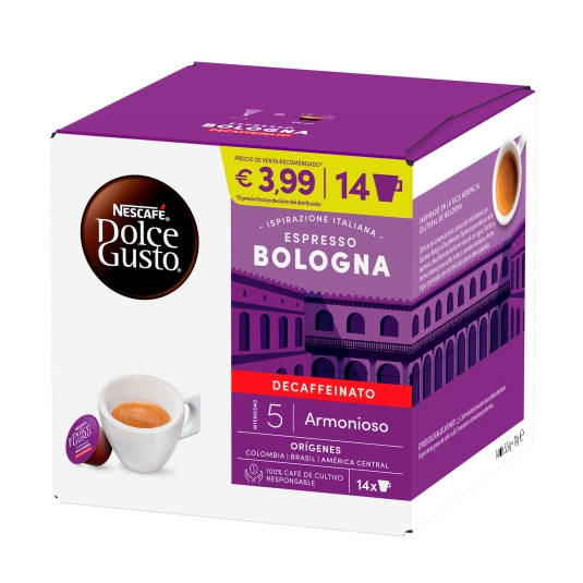 café descafeinado espresso bologna, 14ud