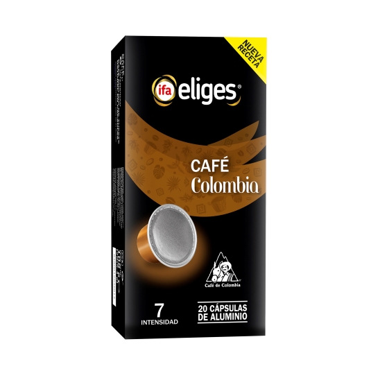 café colombia cápsula, 20ud
