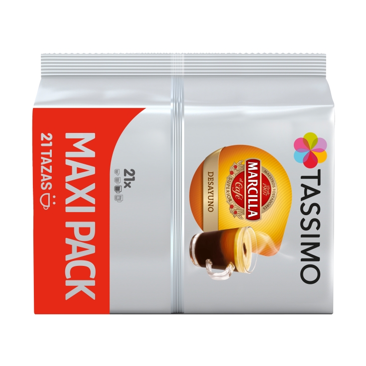 café marcilla desayuno capsula, 21 ud