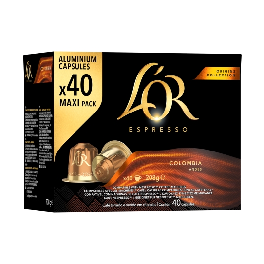 café espresso colombia, 40ud