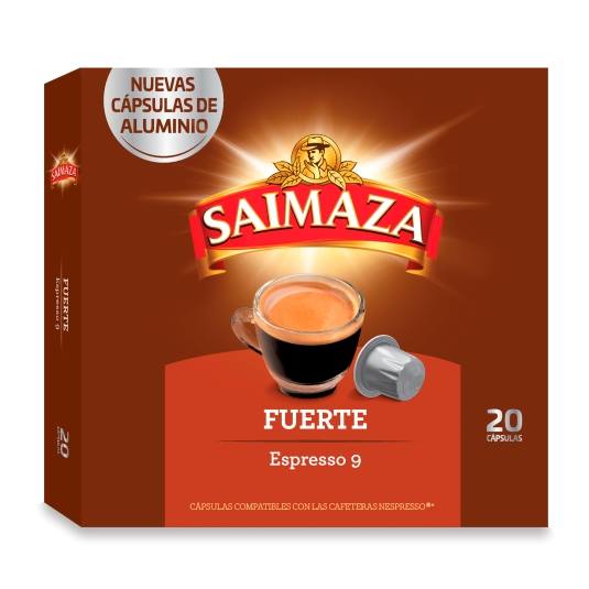 café fuerte capsulas, 20ud