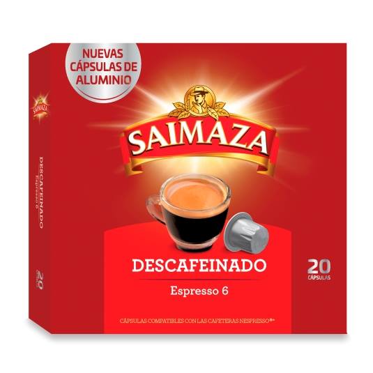 café descafeinado capsulas, 20ud