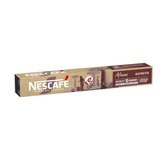café cápsulas africas ristretto, 10ud