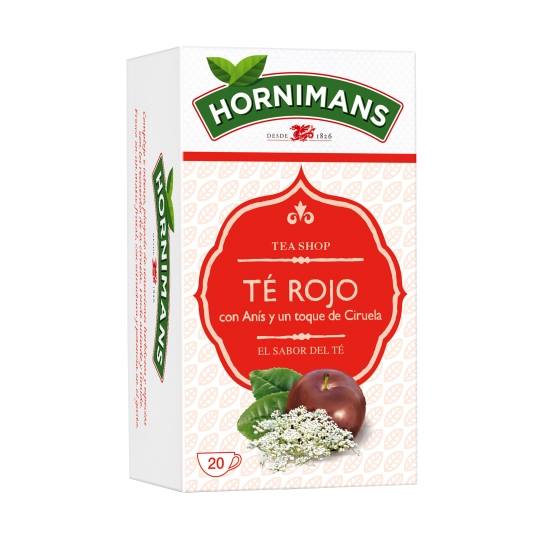 infusión té rojo con anís y ciruelas, 20ud