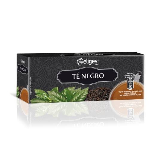 infusión de té negro, 25ud
