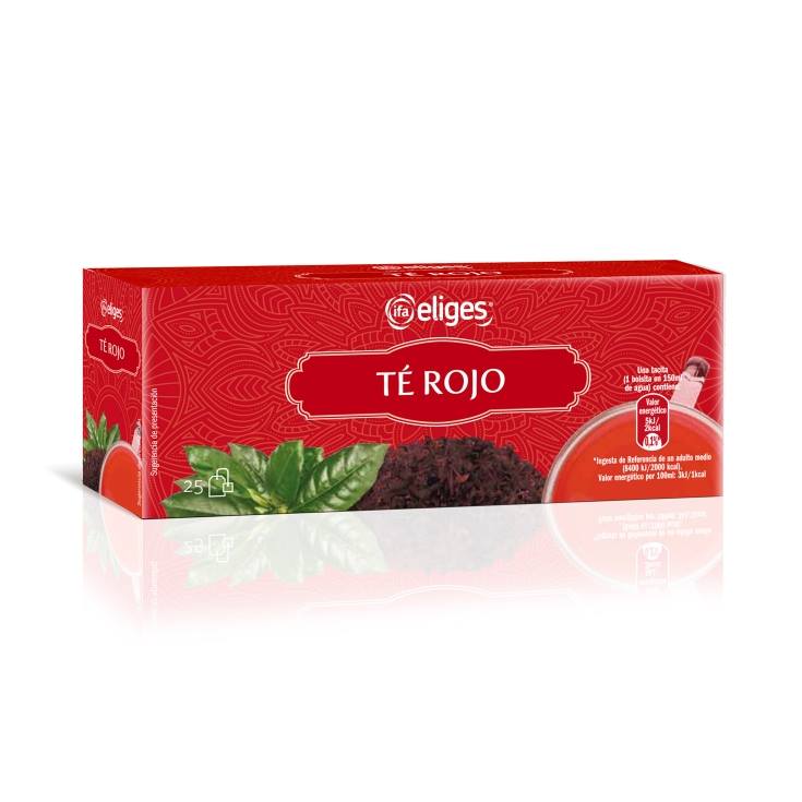 infusión de té rojo, 25ud