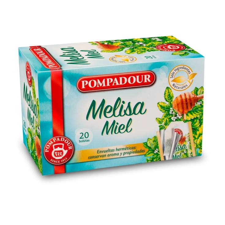 infusión melisa miel, 20ud