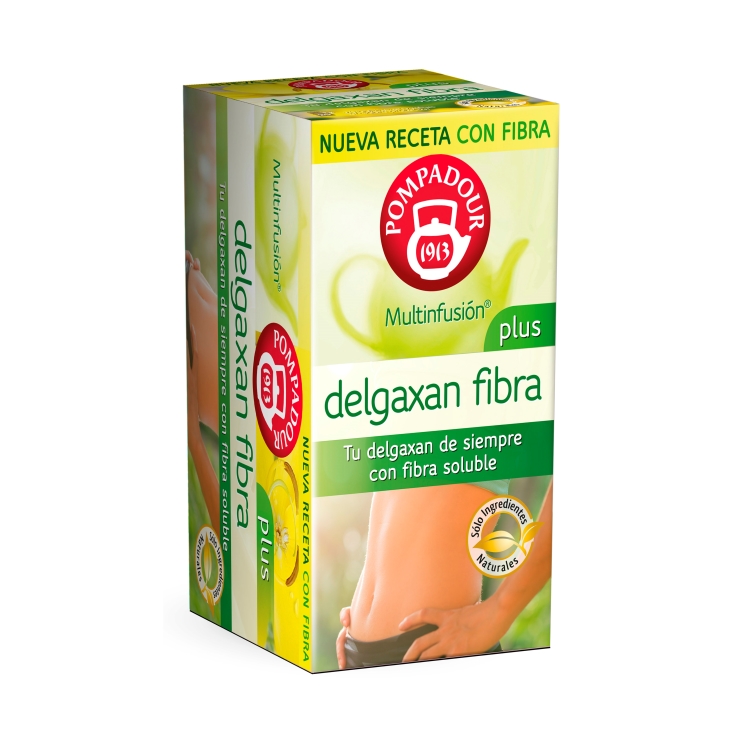 infusión delgaxan fibra plus, 20ud