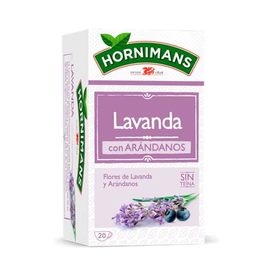 infusión lavanda con arándanos, 20ud