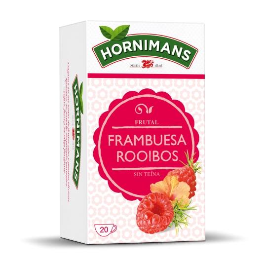 infusión frambuesa rooibos, 20ud