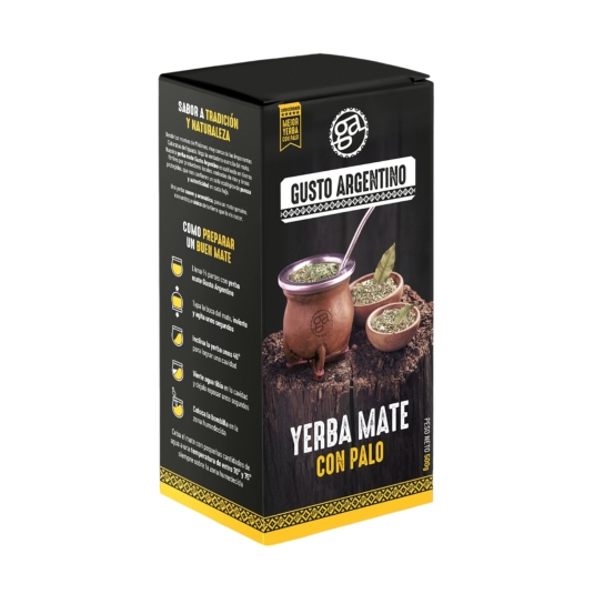 yerba mate con palo tradicional, 500g