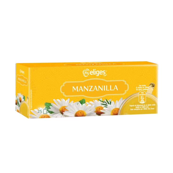 infusión manzanilla, 25ud