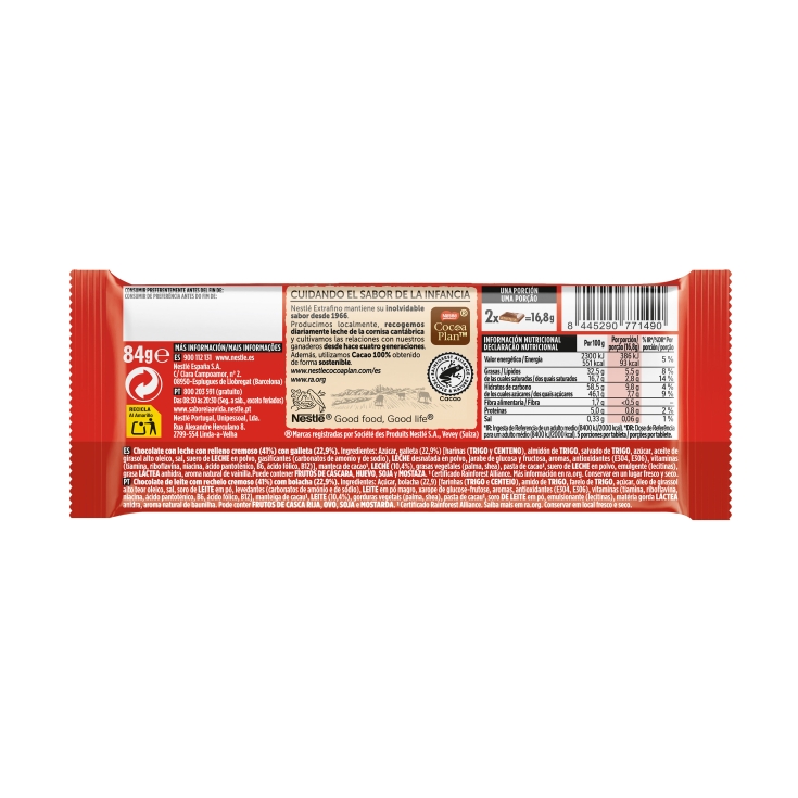 chocolate relleno galleta dinosaurus, 84g