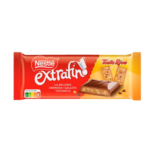 chocolate relleno galleta tostarica, 84g