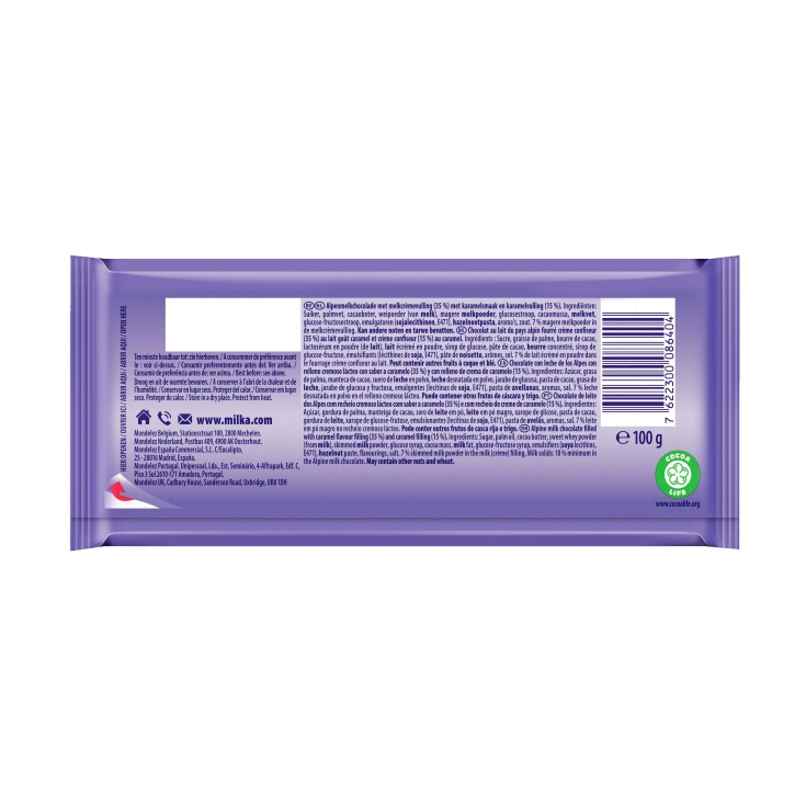 chocolate caramelo, 100g