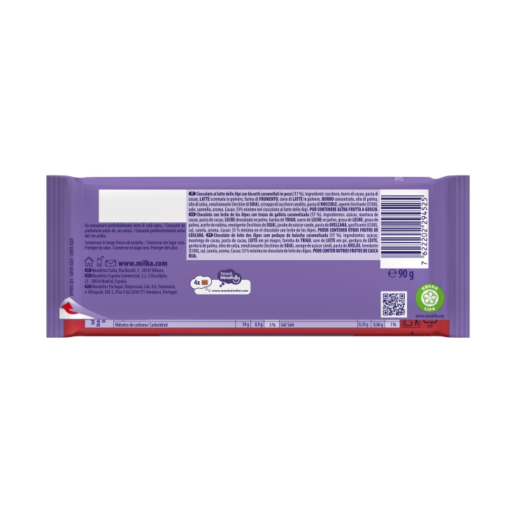 chocolate biscoff, 90g