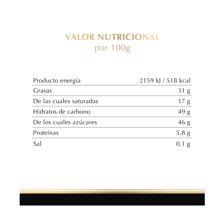 chocolate negro con naranja, 100g