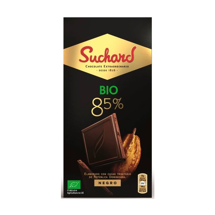chocolate negro bio 85%, 90g