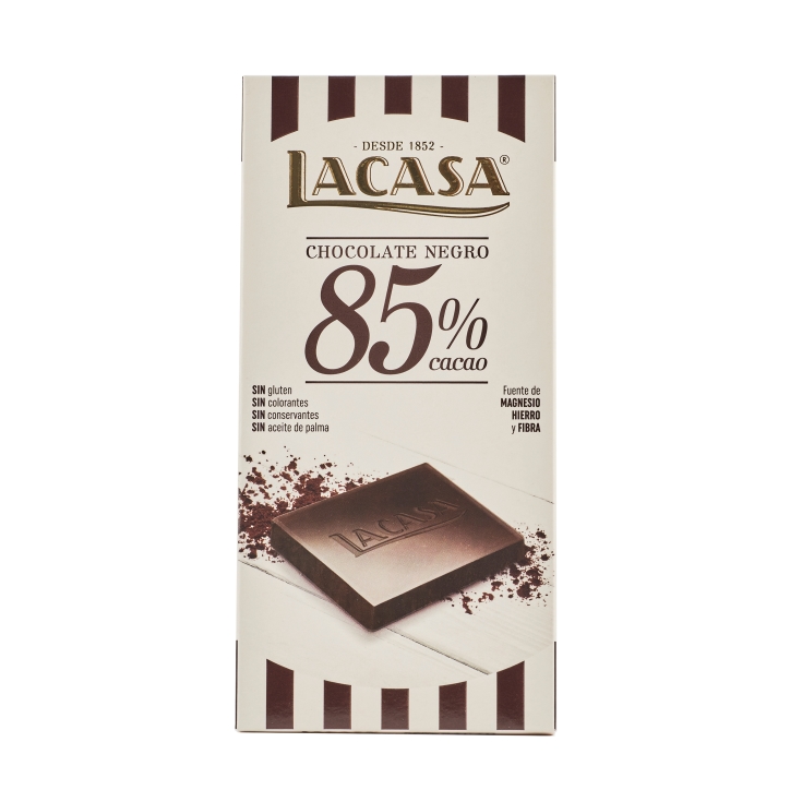 chocolate negro 85%cacao, 100g