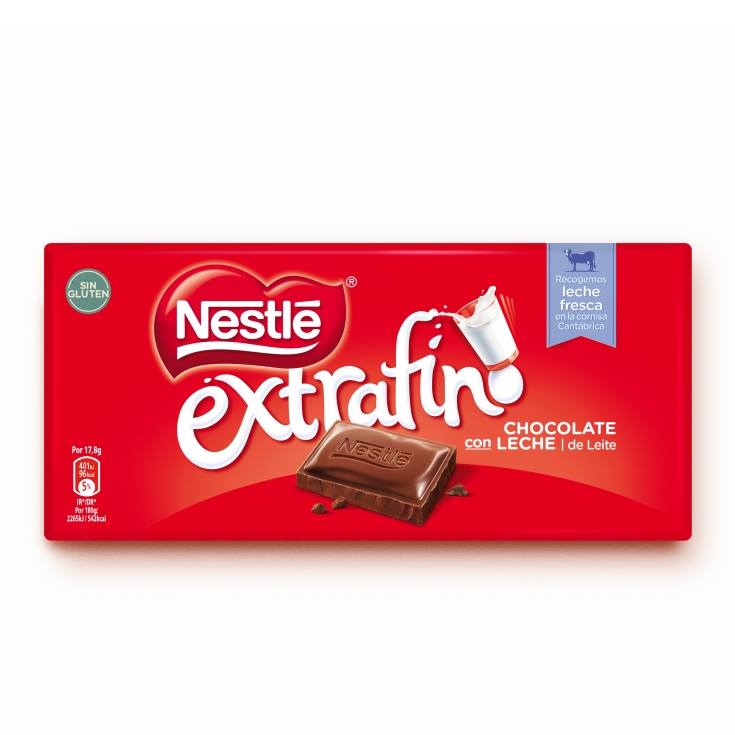chocolate extrafino leche, 125g