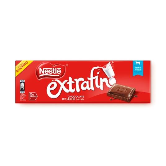 chocolate extrafino con leche, 250g