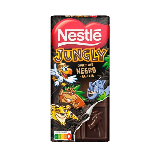 chocolate negro y galleta, 125g