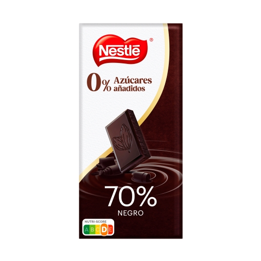 chocolate negro 70% sin azúcar, 115g
