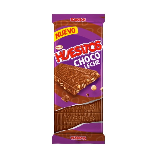 chocolate con leche huesitos, 125g