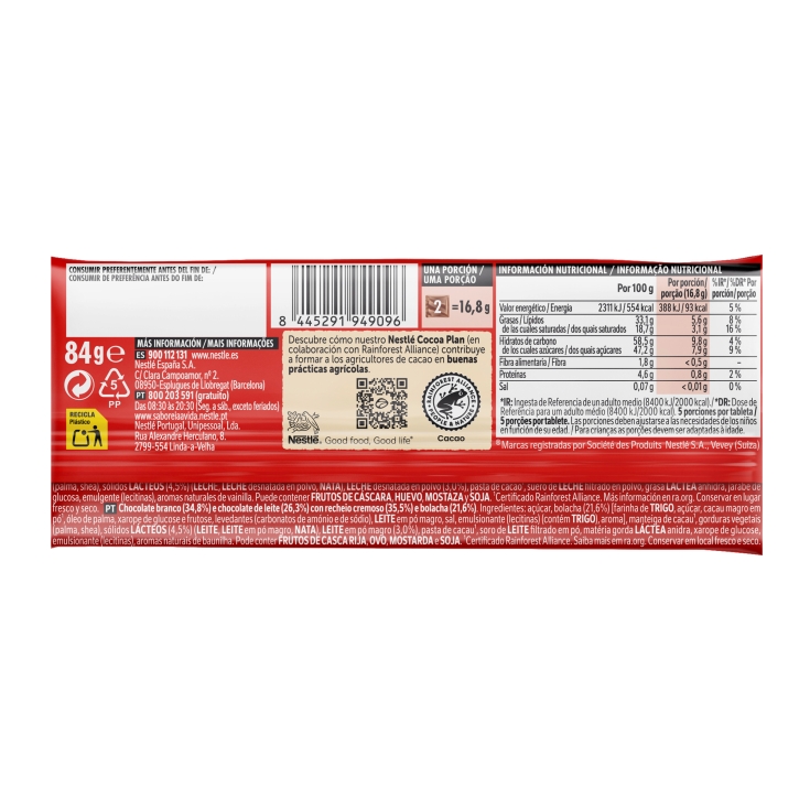 chocolate extrafino filipinos negro, 84g