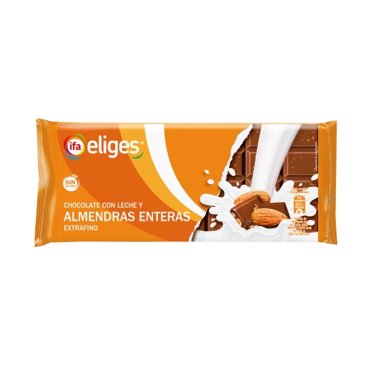 chocolate con almendras, 150g