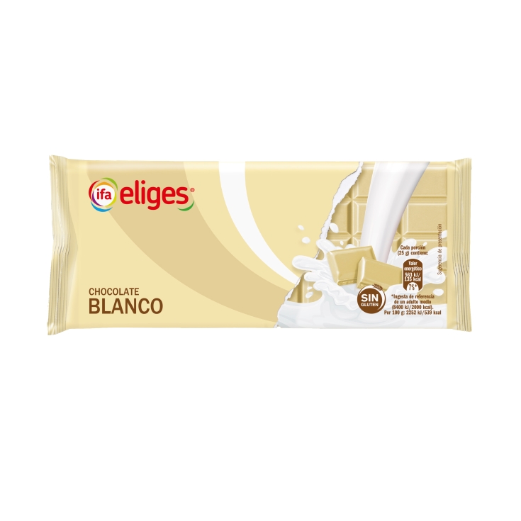 chocolate blanco, 100g