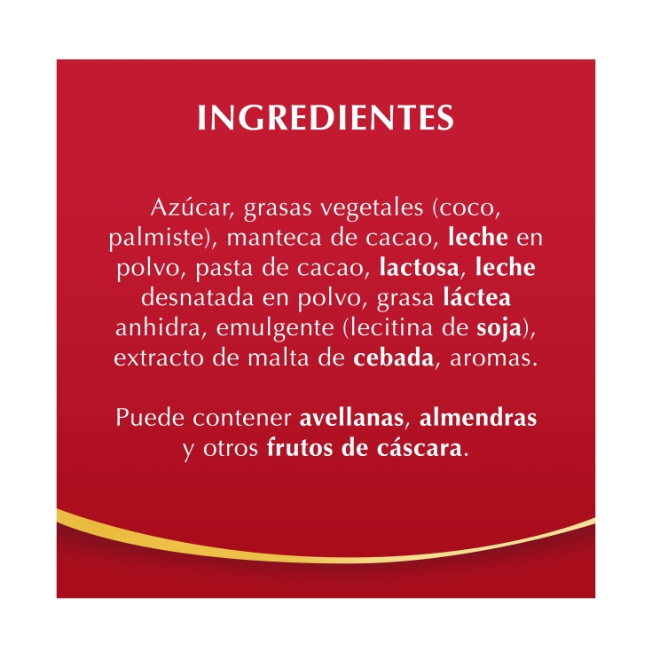 chocolate con leche, 100g
