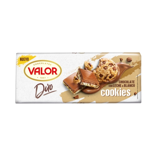 chocolate leche-blanco dúo cookie, 170g