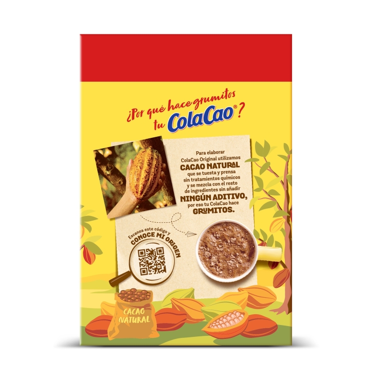 cacao soluble sobres 18g, 6ud
